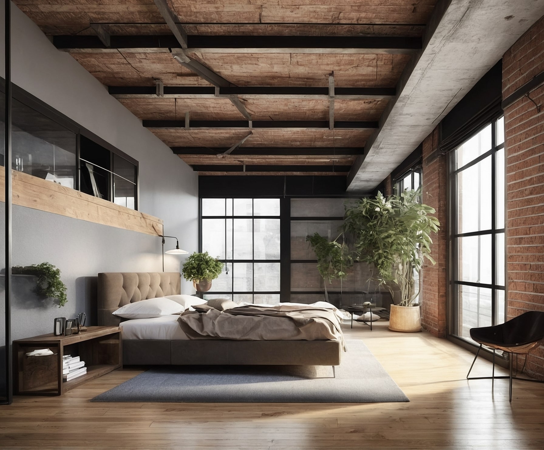 Transformación de almacén en moderno loft urbano.