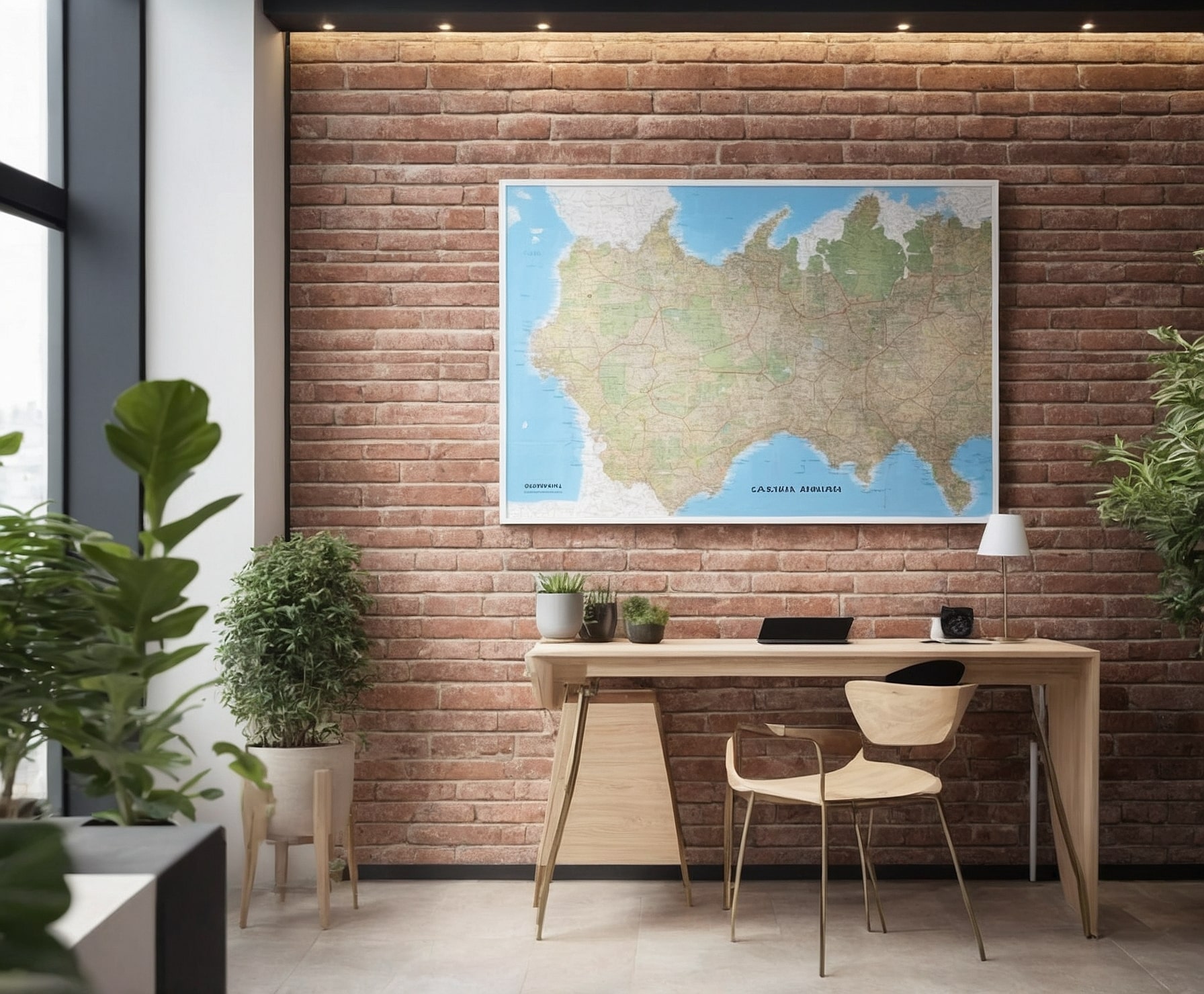 Vista panorámica de modernos departamentos urbanos