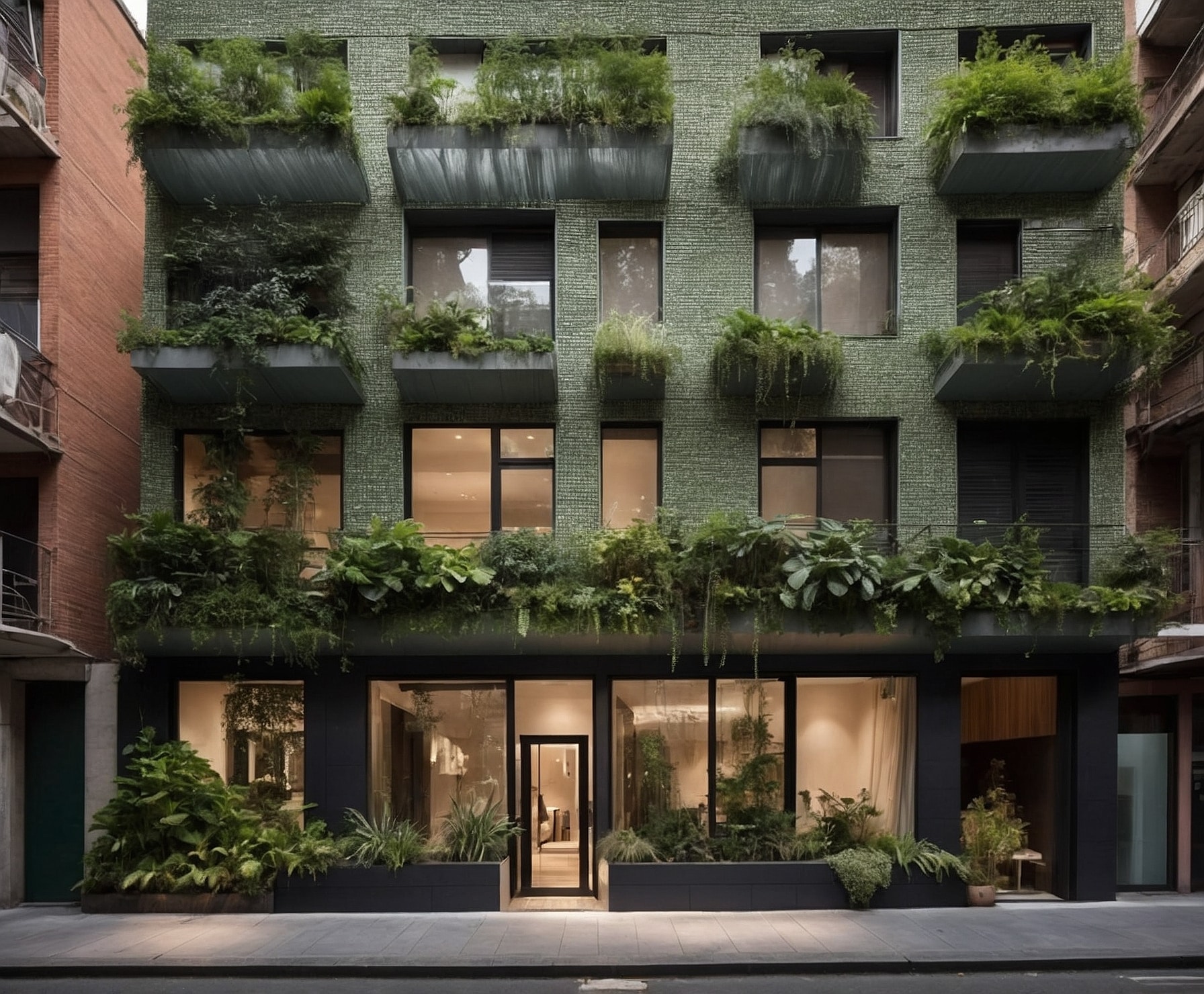 Transformación de hogar en oasis urbano moderno.